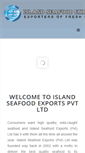 Mobile Screenshot of islandseafoodexports.com